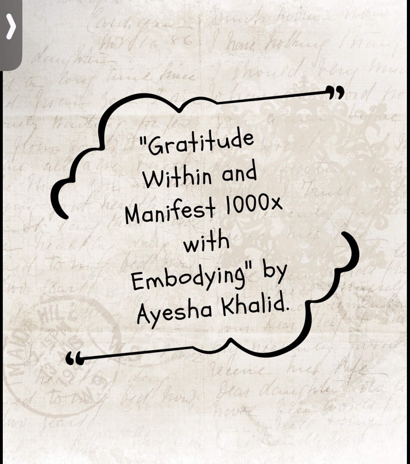Gratitude Within and Manifest 1000x with Embodying